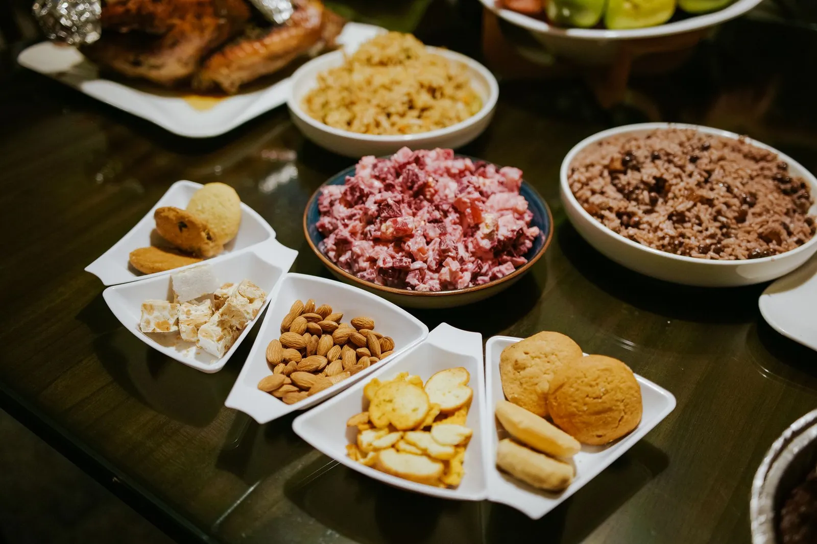 A meal on a table