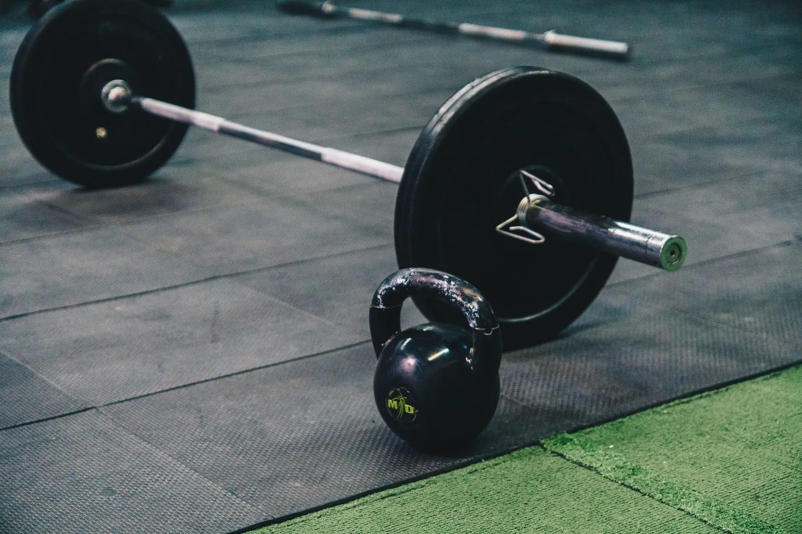 Exercise equipment and space for a gym workout
